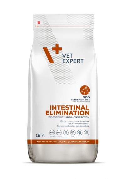 Vet Expert Intestinal Elimination - за кучета с проблеми при храносмилането, усвояването на храната и при панкреатична недостатъчност