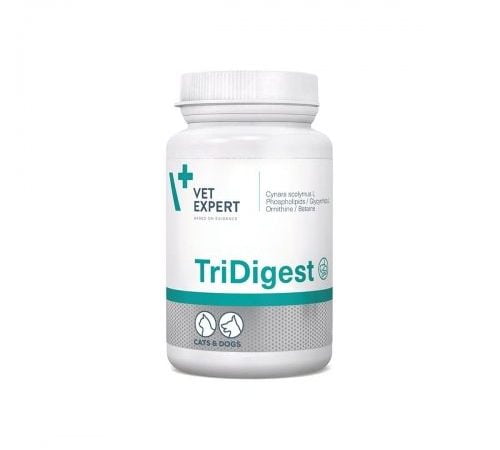 Vet Expert TriDigest - хранителна добавка за кучета и котки с храносмилателни разстройства 40 таблетки