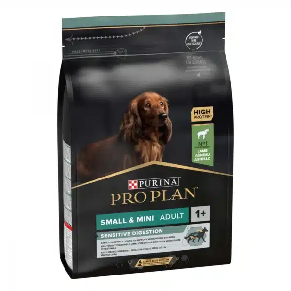 Purina PRO PLAN Small & Mini Sensitive Digestion OPTIDIGEST с агнешко 3кг.