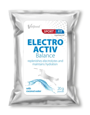 Vetfood ElectroActiv Balace 20 гр. - Хранителната добавка с електролити, необходими за правилното функциониране на целия организъм