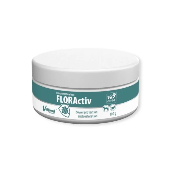 Vetfood Floractiv 100 гр. - за поддържане на правилната стомашно-чревна микрофлора при кучета и котки