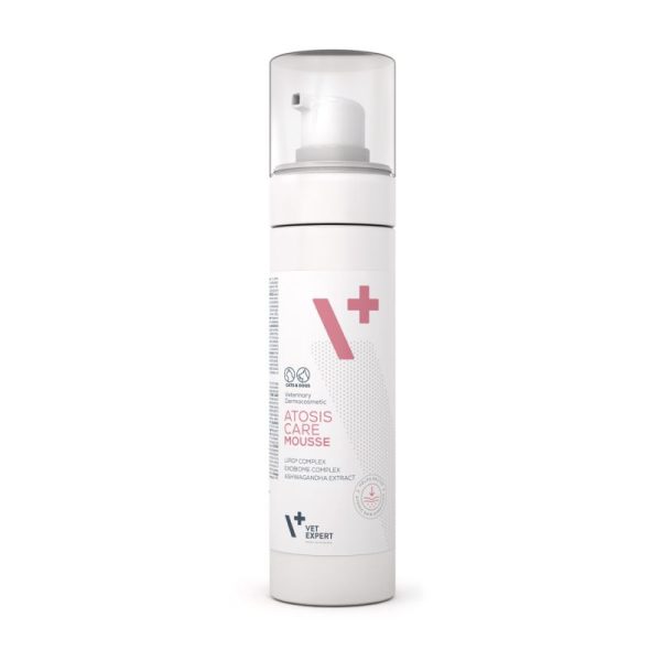 Vet Expert Atosis Care Mousse 150ml - шампоан-пяна за сухо къпане за кучета и котки с атопична кожа