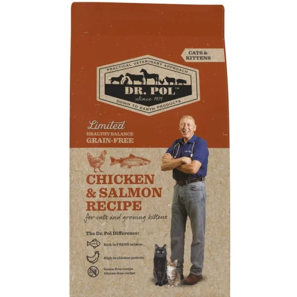Dr. Pol High Protein Grain-Free Chicken&Salmon Cats & Growing Kittens